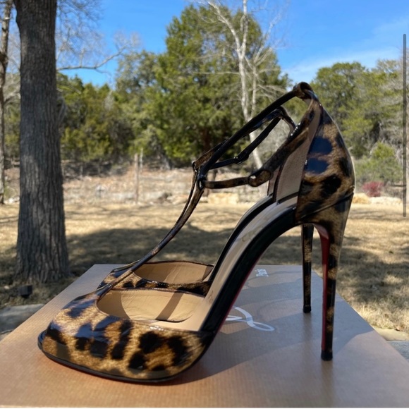 Authentic Louboutin Senora in 100 MM - Picture 3 of 6